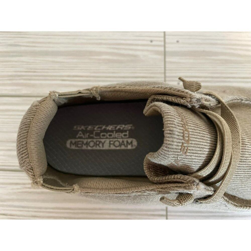 Skechers Brown slip on sneaker air-cooled memory foam Size 4 - Picture 10 of 16